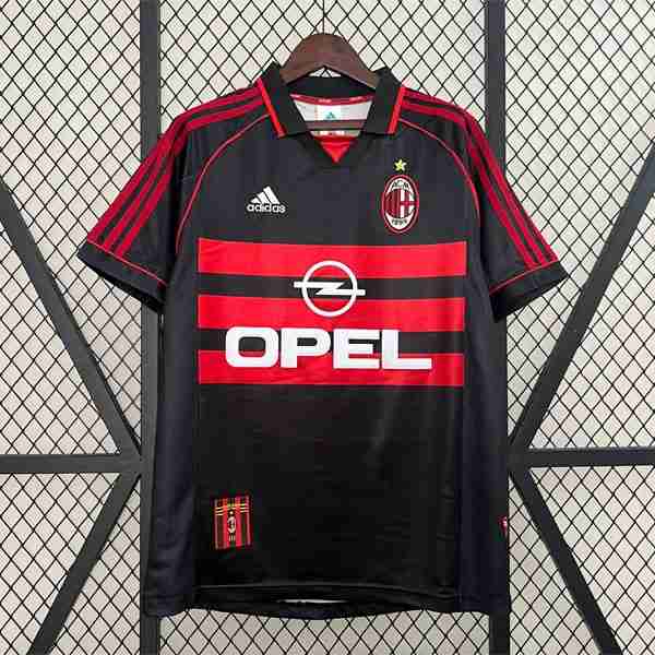 Tailandia Camiseta AC Milan 3ª Retro 1998 1999 Tailandia Camiseta Tercera AC Milan Retro 1998 1999