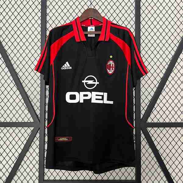 Tailandia Camiseta AC Milan 3ª Retro 2000 2001 Tailandia Camiseta Tercera AC Milan Retro 2000 2001