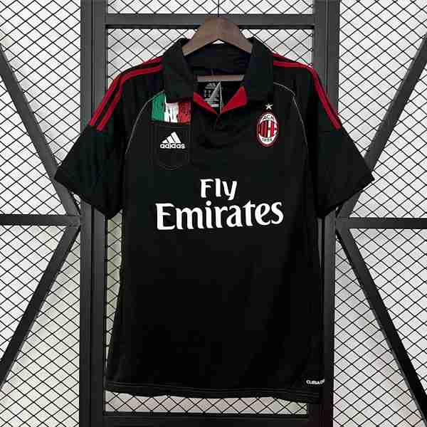 Tailandia Camiseta AC Milan 2ª Retro 2012 2013 Tailandia Camiseta Tercera AC Milan Retro 2012 2013