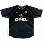 Tailandia Camiseta Tercera Paris Saint Germain Retro 2001 Negro