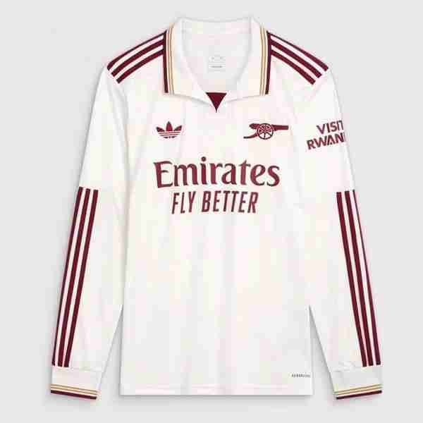 Tailandia Camiseta Arsenal 3ª ML 2025-2026 Tailandia Manga Larga Camiseta Tercera Arsenal 2025 2026
