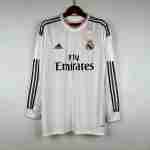 Tailandia Camiseta Primera Manga Larga Real Madrid Retro 2013 2014