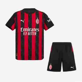 Camiseta AC Milan Conjunto Niños Primera 2025 2026