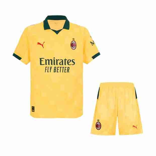 Camiseta AC Milan 3ª Niño 2025-2026 Camiseta AC Milan Conjunto Niños Tercera 2025 2026