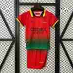Camiseta AC Milan X OFF-WHITE Conjunto Niños 2025 2026 Rojo