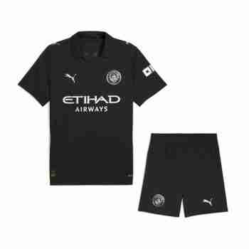 Camiseta Manchester City Conjunto Niños Segunda 2025 2026