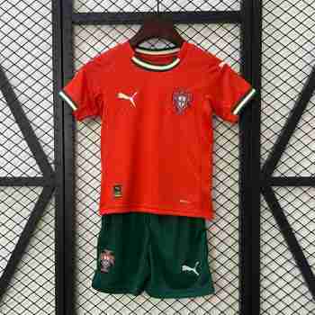 Camiseta Portugal Conjunto Niños Primera 2025 2026