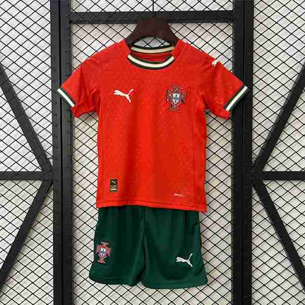 Camiseta Portugal 1ª Niño 2025 Camiseta Portugal Conjunto Niños Primera 2025 2026