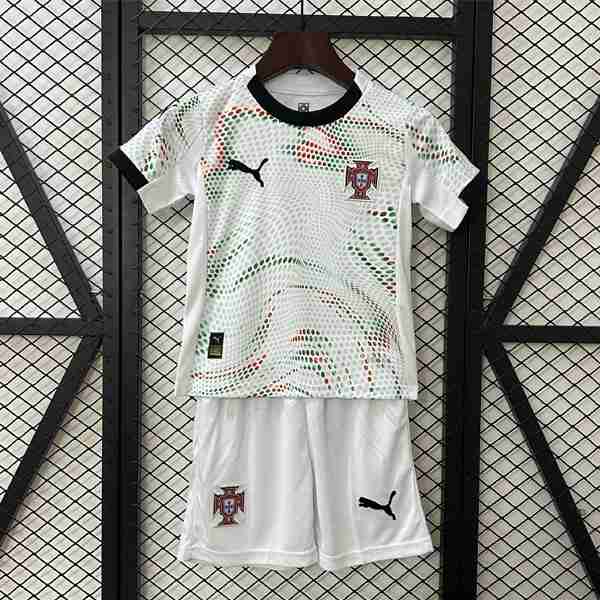 Camiseta Portugal 2ª Niño 2025 Camiseta Portugal Conjunto Niños Segunda 2025 2026