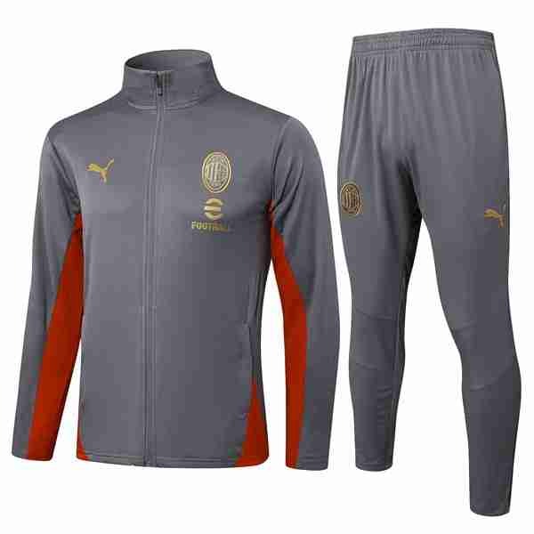 Chandal AC Milan 2025-2026 Gris 5 Chandal AC Milan 2025 2026 Gris