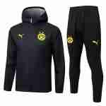 Conjunto Rompevientos Borussia Dortmund 2025 2026 Negro