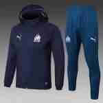 Conjunto Rompevientos Olympique Marsella 2025 2026 Azul