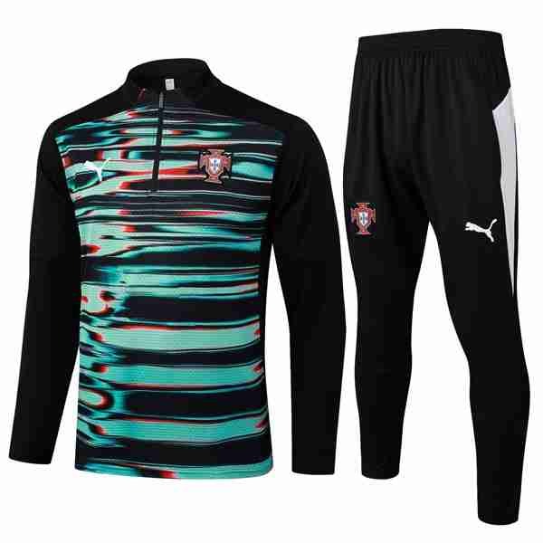 Sudadera De Training Portugal 2025-2026 Verde Negro 5 Sudadera Entrenamiento Portugal 2025 2026 Verde Negro
