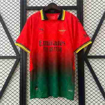 Tailandia Camiseta AC Milan X OFF-WHITE 2025 2026 Rojo