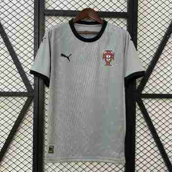 Tailandia Camiseta Portero Portugal 2025 2026 Gris