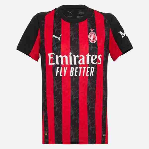 Camiseta AC Milan 1ª Mujer 2025-2026 Tailandia Camiseta Primera AC Milan Mujer 2025 2026