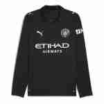 Tailandia Manga Larga Camiseta Segunda Manchester City 2025 2026