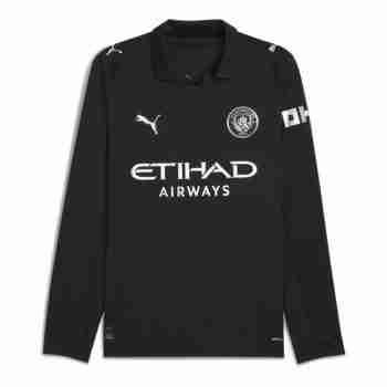 Tailandia Manga Larga Camiseta Segunda Manchester City 2025 2026
