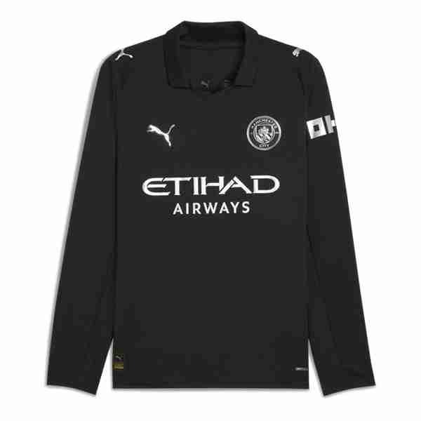 Tailandia Camiseta Manchester City 2ª ML 2025-2026 Tailandia Manga Larga Camiseta Segunda Manchester City 2025 2026