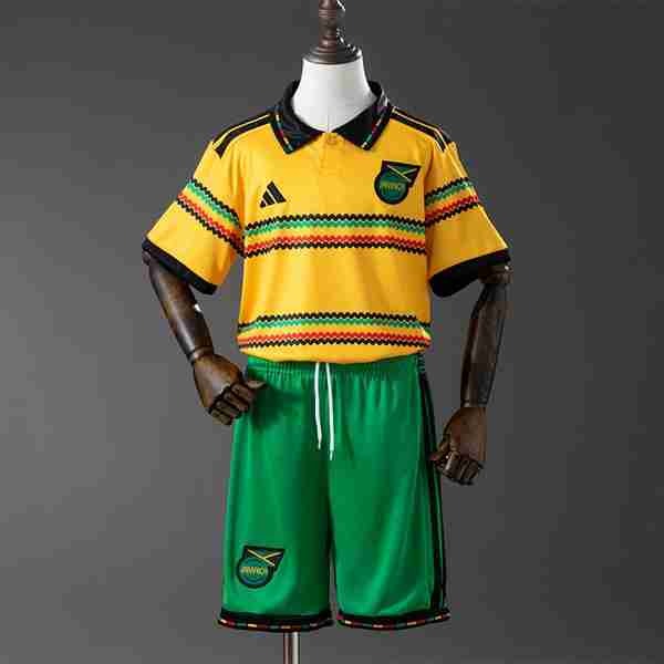 Camiseta Jamaica 1ª Niño 2026 Camiseta Jamaica Conjunto Niños Primera 2026