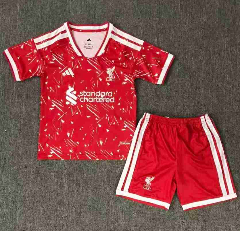 Camiseta Liverpool Conjunto Niños Primera 2026 2027 Camiseta Liverpool Conjunto Niños Primera 2026 2027