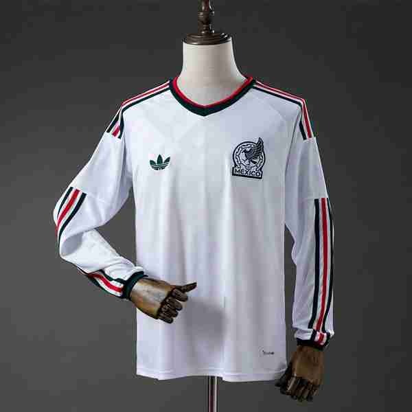 Tailandia Camiseta México 2ª ML 2026 Tailandia Manga Larga Camiseta Segunda México 2026