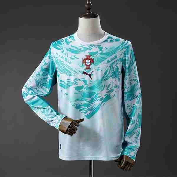 Tailandia Camiseta Portugal 2ª ML 2026 Tailandia Manga Larga Camiseta Segunda Portugal 2026