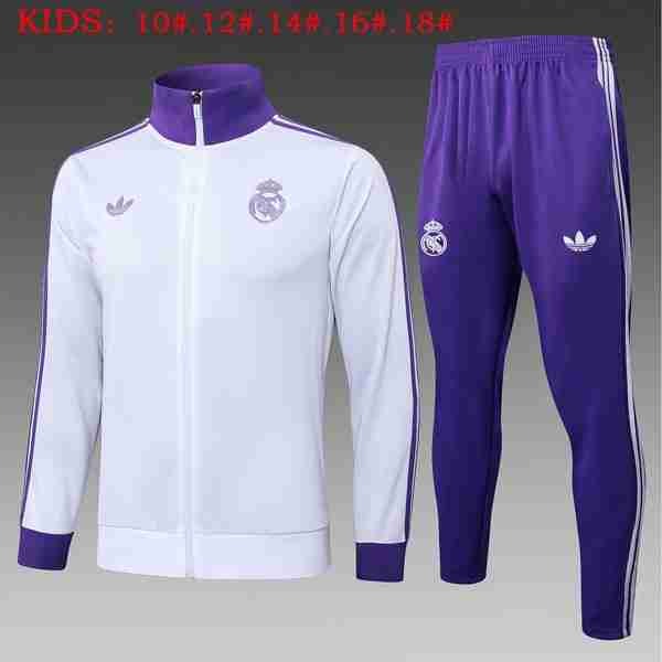 Ninos Chandal Real Madrid 2025-2026 Blanco 5 Chandal Niños Real Madrid 2025 2026 Blanco