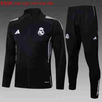 Chandal Niños Real Madrid 2025 2026 Negro