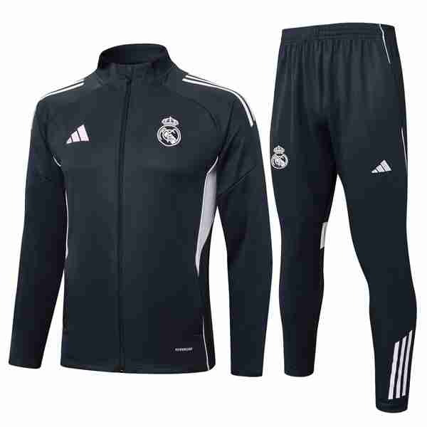 Chandal Real Madrid 2025-2026 Gris 5 Chandal Real Madrid 2025 2026 Marino Gris