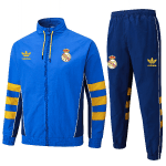 Conjunto Rompevientos Real Madrid 2025 2026 Azul