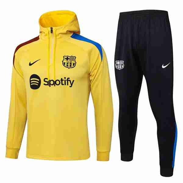 Sudadera Con Capucha Barcelona 2025-2026 Amarillo 5 Sudadera Con Capucha FC Barcelona 2025 2026 Amarillo