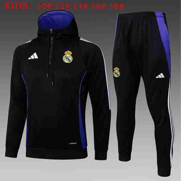 Ninos Sudadera Con Capucha Real Madrid 2025-2026 Negro 5 Sudadera Con Capucha Niños Real Madrid 2025 2026 Negro