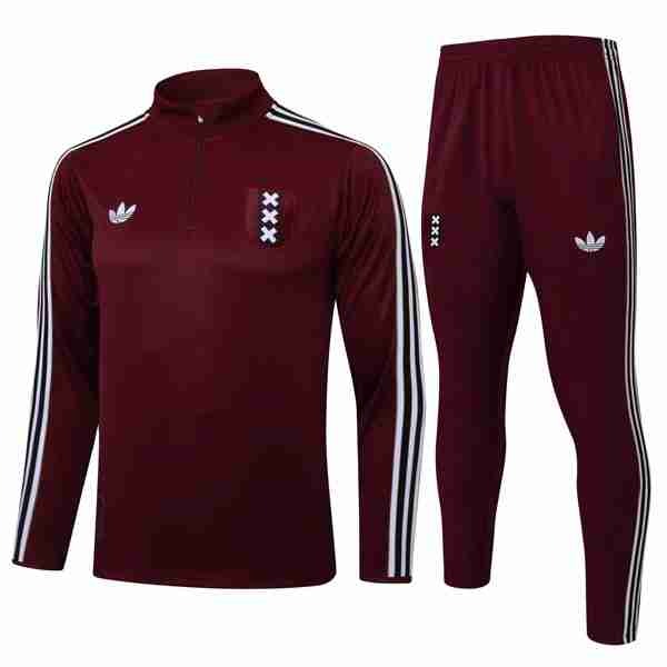 Sudadera De Training Ajax 2025-2026 Rojo 5 Sudadera Entrenamiento Ajax De Ámsterdam 2025 2026 Rojo