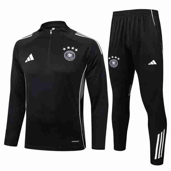 Sudadera De Training Alemania 125th 2025-2026 Negro 5 Sudadera Entrenamiento Alemania 125th 2025 26 Negro