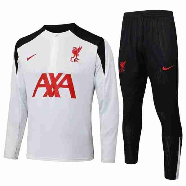 Sudadera De Training Liverpool 2025-2026 Blanco 5 Sudadera Entrenamiento Liverpool 2025 2026 Blanco
