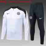 Sudadera Entrenamiento Niños Chelsea 2025 2026 Blanco
