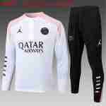 Sudadera Entrenamiento Niños Paris Saint Germain 2025 2026 Blanco Rosa