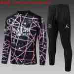 Sudadera Entrenamiento Niños Paris Saint Germain 2025 2026 Negro Rosa