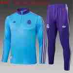 Sudadera Entrenamiento Niños Real Madrid 2025 2026 Azul Purpura