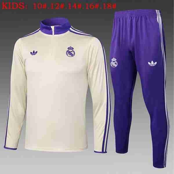 Ninos Sudadera De Training Real Madrid 2025-2026 Amarillo 6 Sudadera Entrenamiento Niños Real Madrid 2025 2026 Claro
