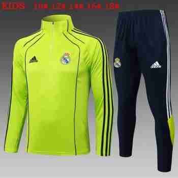 Sudadera Entrenamiento Niños Real Madrid 2025 2026 Verde