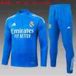 Sudadera Entrenamiento Niños Real Madrid 2025 26 Azul