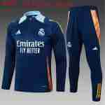 Sudadera Entrenamiento Niños Real Madrid 25 26 Azul