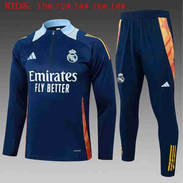 Ninos Sudadera De Training Real Madrid 2025-2026 Azul 8 Sudadera Entrenamiento Niños Real Madrid 25 26 Azul