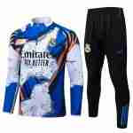 Sudadera Entrenamiento Real Madrid 2025 2026 Azul Blanco