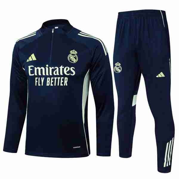 Sudadera De Training Real Madrid 2025-2026 Azul 8 Sudadera Entrenamiento Real Madrid 2025 2026 Azul Verde