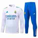 Sudadera Entrenamiento Real Madrid 2025 2026 Blanco Azul