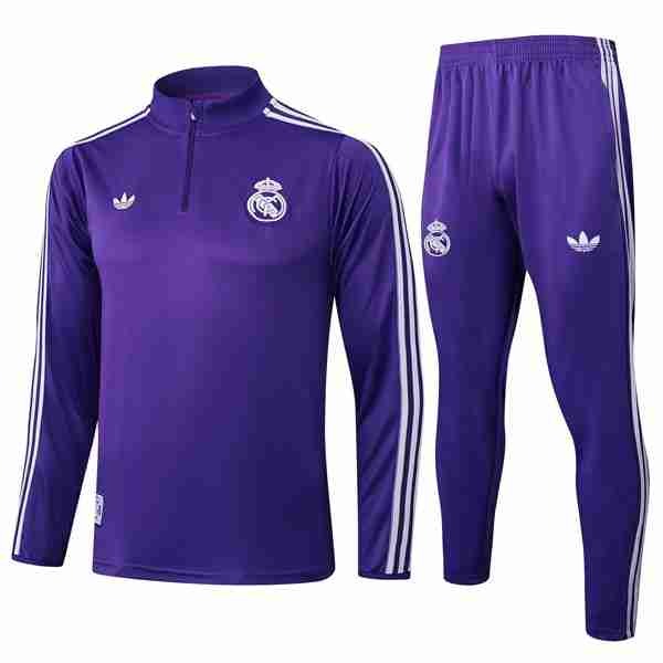 Sudadera De Training Real Madrid 2025-2026 Purpura 5 Sudadera Entrenamiento Real Madrid 2025 2026 Purpura