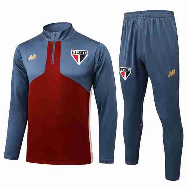 Sudadera De Training Sao Paulo 2025-2026 Rojo Gris Sudadera Entrenamiento Sao Paulo 2025 2026 Rojo Gris